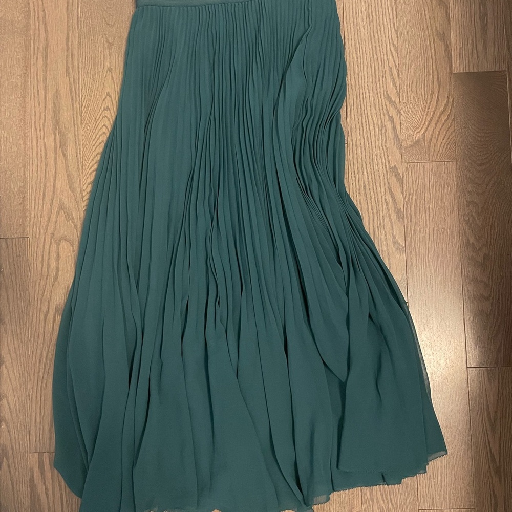 Wilfred Deep Green Maxi Skirt